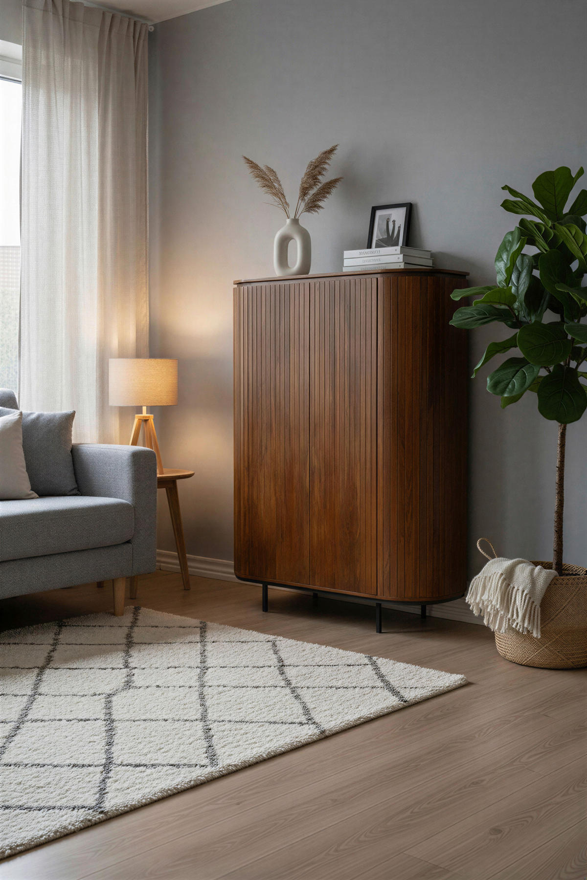 HIGHBOARD , 115/151/43 cm,  - Schwarz/Naturfarben, Design, Holz/Metall (115/151/43cm) - MID.YOU