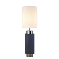 BORDSLAMPA Flask 22/22/72 cm   - vit/nickelfärgad, Lifestyle, metall/textil (22/22/72cm)