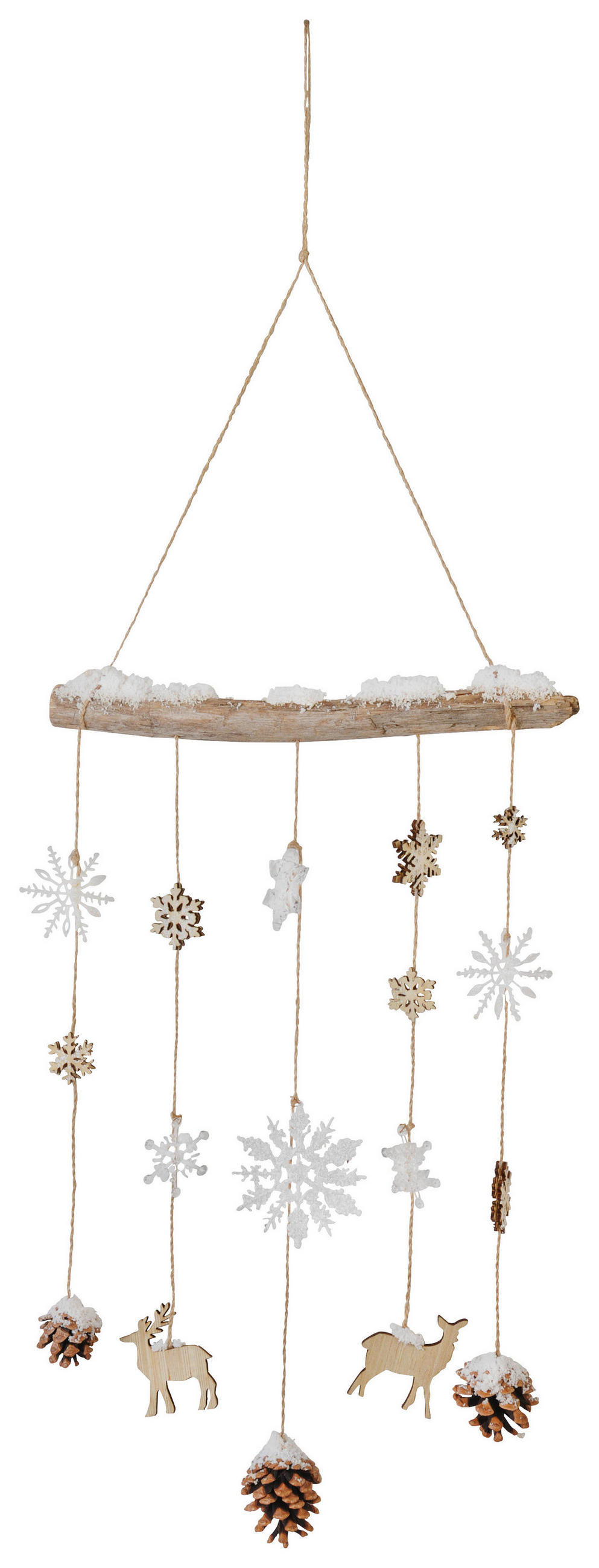 DEKOHÄNGER  - Naturfarben, LIFESTYLE, Holz/Kunststoff (5,0/35,0/75,0cm) - X-Mas