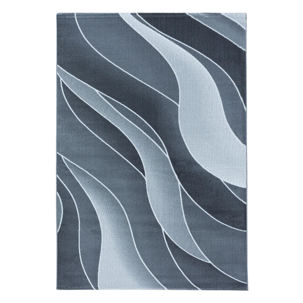 Thumbnail - Xxxl Webteppich Costa 3523 Grey, Grau, Textil, Wellen, rechteckig, 200x290 cm, Oeko-Tex® Standard 100, für Fußbodenheizu...