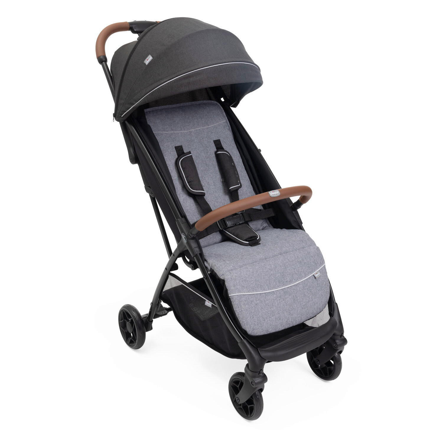 BUGGY  - Dunkelgrau/Schwarz, Basics, Textil/Metall (49/87/106cm) - Chicco
