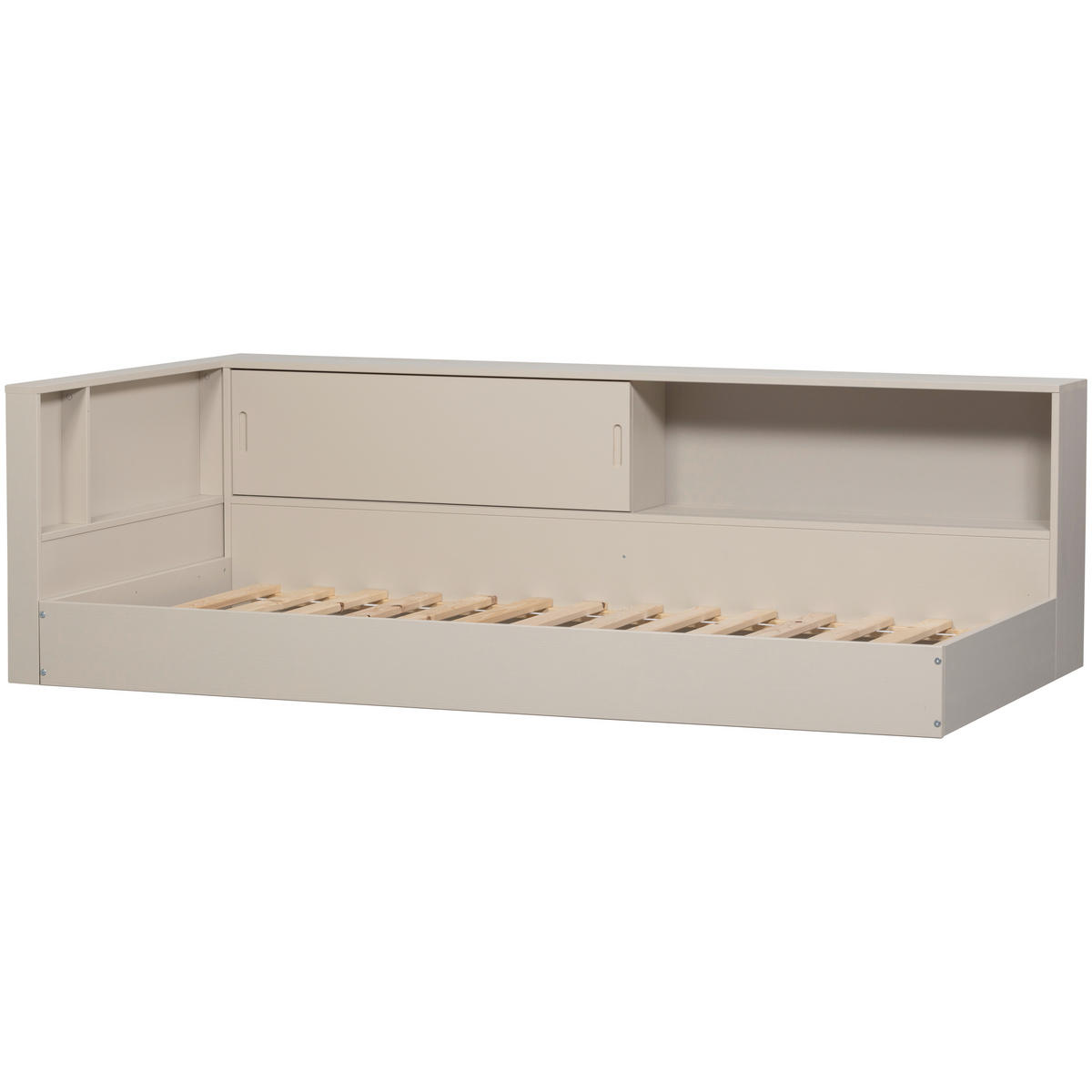 BODENBETT. 90/200 cm  in Grau  - Grau, Basics, Holz (90/200cm) - MID.YOU