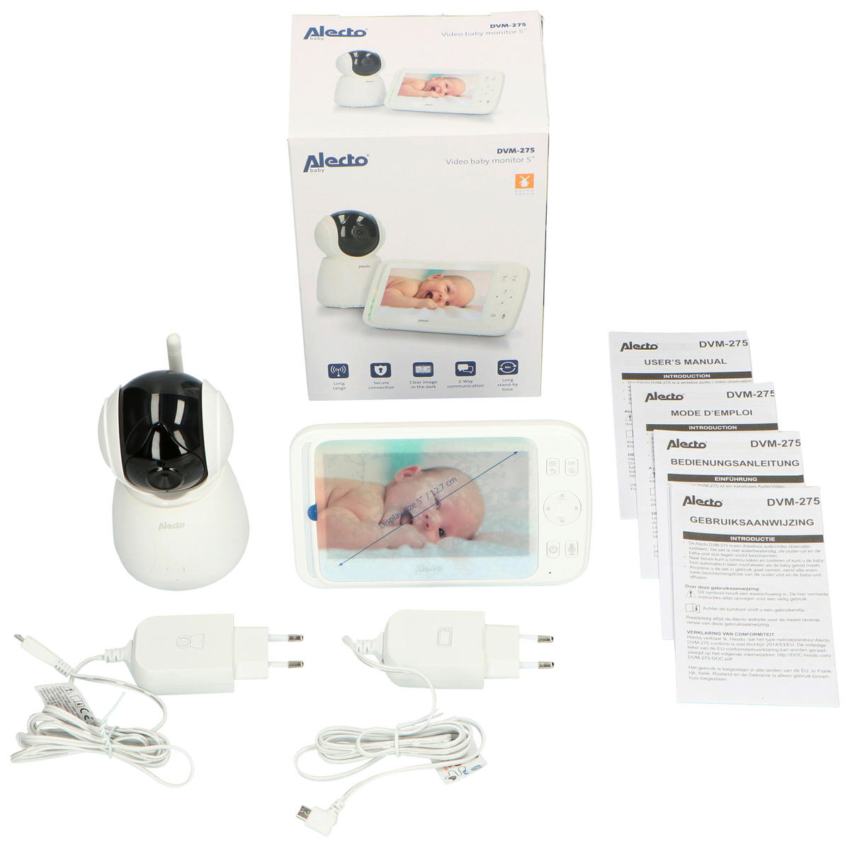 BABYPHONE 50 m  - Weiss, Basics, Kunststoff (9,5/13/1,5cm)