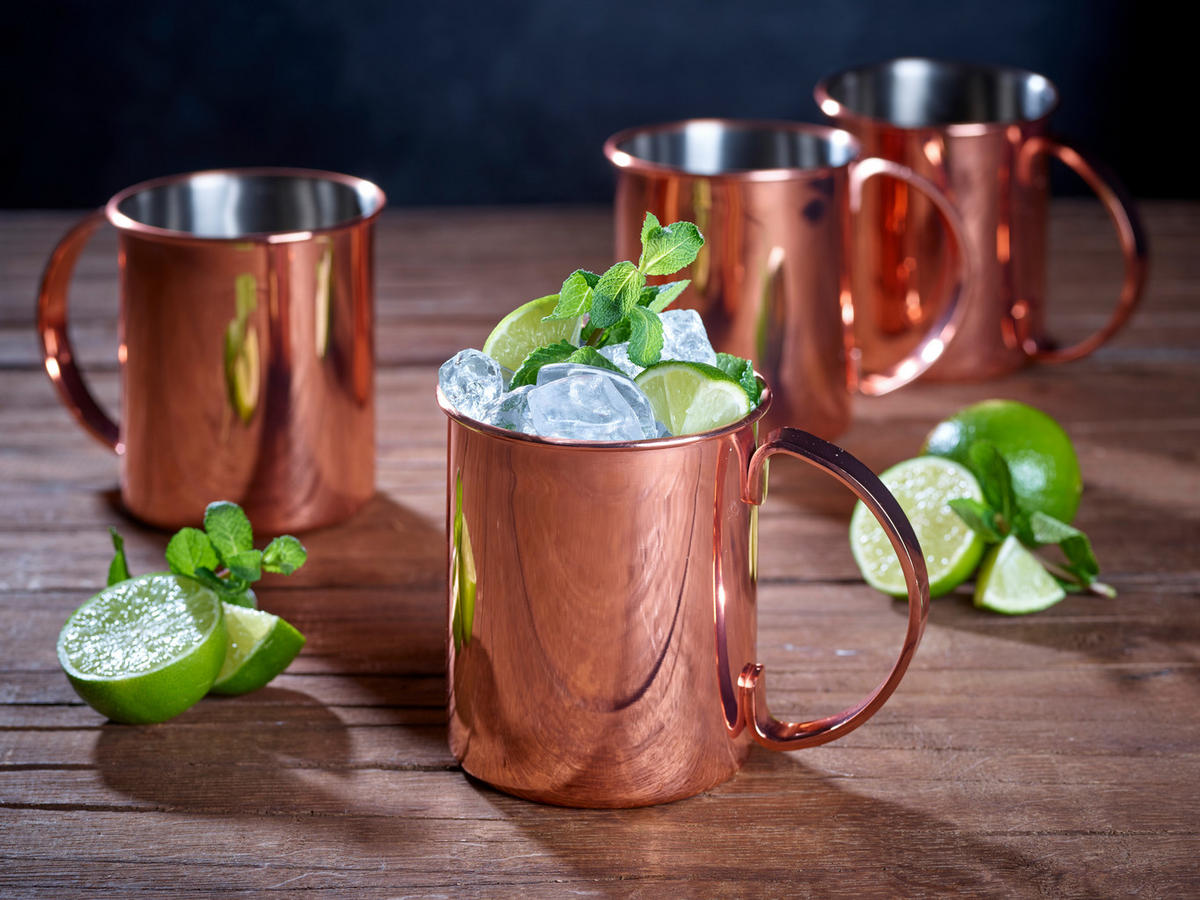 MOSCOW MULE BÖGRE  - rézszínű, Basics, fém (16,2/11,4/11,3cm) - Echtwerk