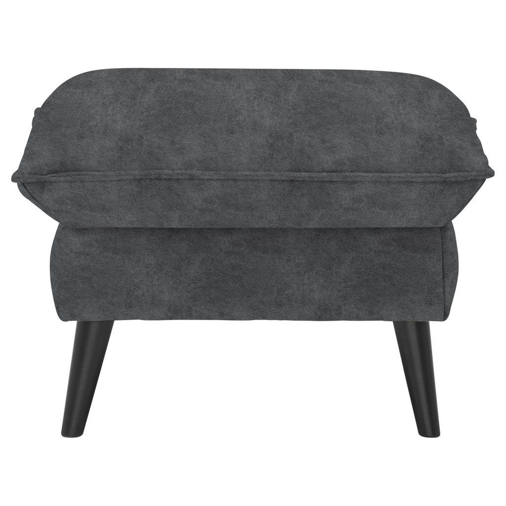 Thumbnail - Carryhome Hocker, Anthrazit, Textil, Kiefer, massiv, quadratisch, 63x44x63 cm, Stoffauswahl, Wohnzimmer, Hocker, Sitzhoc...