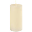 LED-KERZE 7,5/15 cm  - Creme, LIFESTYLE, Kunststoff/Paraffin (7,5/15cm) - Ambia Home