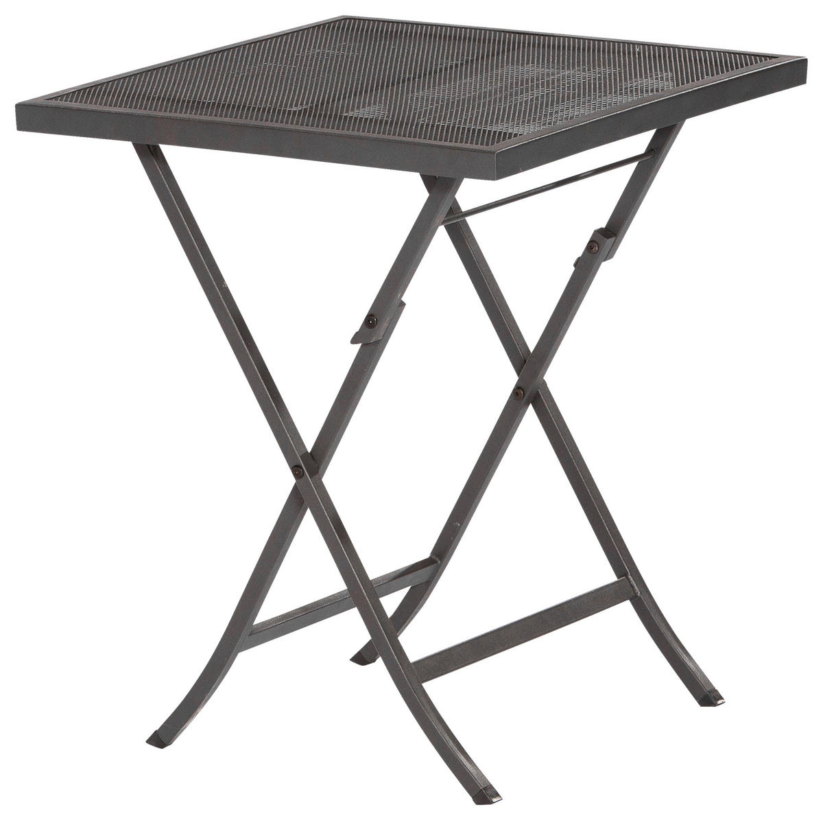 BALKONSET  5-teilig  - Graphitfarben/Grau, MODERN, Kunststoff/Metall - Gardenson