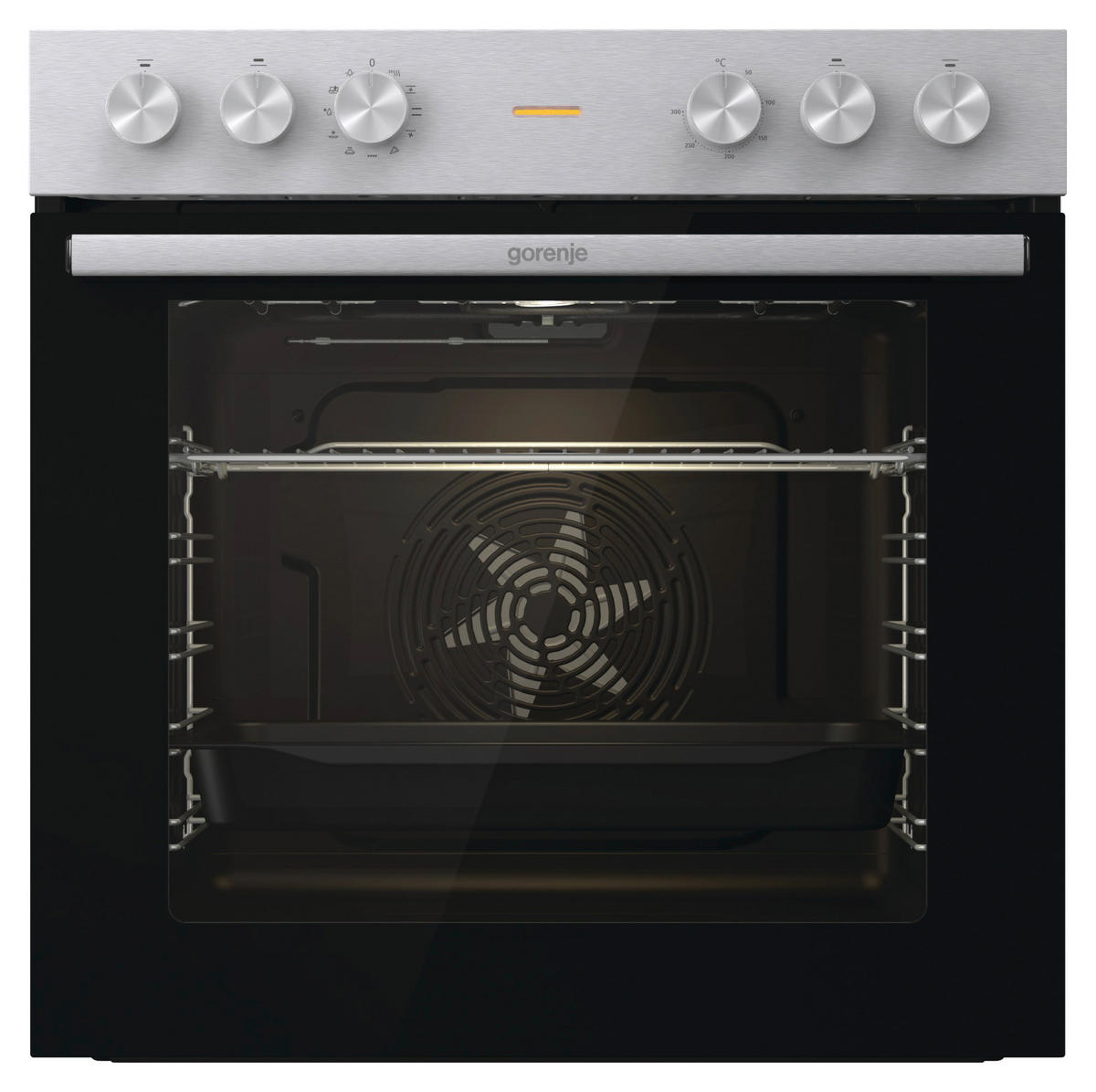 HERDSET RED PEPPER CX BAS  - Edelstahlfarben, Basics, Glas/Metall (59,5/59,5/56,4cm) - Gorenje