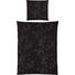 BETTWÄSCHE Satin Schwarz, Weiß 135/200 cm - Schwarz/Weiß, Design, Textil (135/200cm) - Ambiente