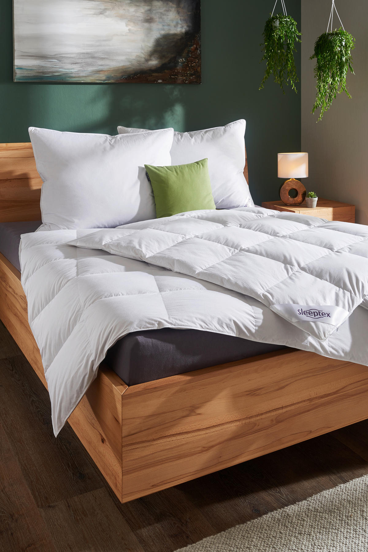 CELOROČNÁ PRIKRÝVKA, 140/200 cm, páperie - biela, Basics, textil (140/200cm) - Sleeptex