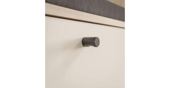 GARDEROBE 5-teilig in 114/197/40 cm - Kaschmir/Eichefarben, Design, Glas/Holzwerkstoff (114/197/40cm) - Xora