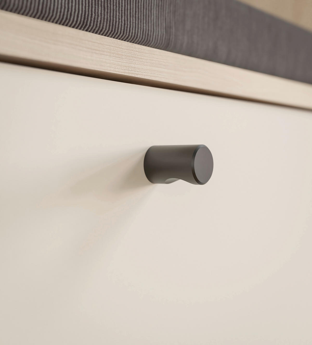 GARDEROBE 5-teilig  in 114/197/40 cm  - Kaschmir/Eichefarben, Design, Glas/Holzwerkstoff (114/197/40cm) - Xora