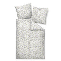 BETTWÄSCHE 2-teilig Biber 155/200 cm  - Beere, Design, Textil (155/200cm) - Janine