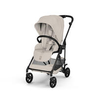 KINDERWAGEN Melio Carbon  - Hellgrau/Schwarz, Basics, Textil/Metall (82-91/49/96,5 - 107cm) - cybex GOLD