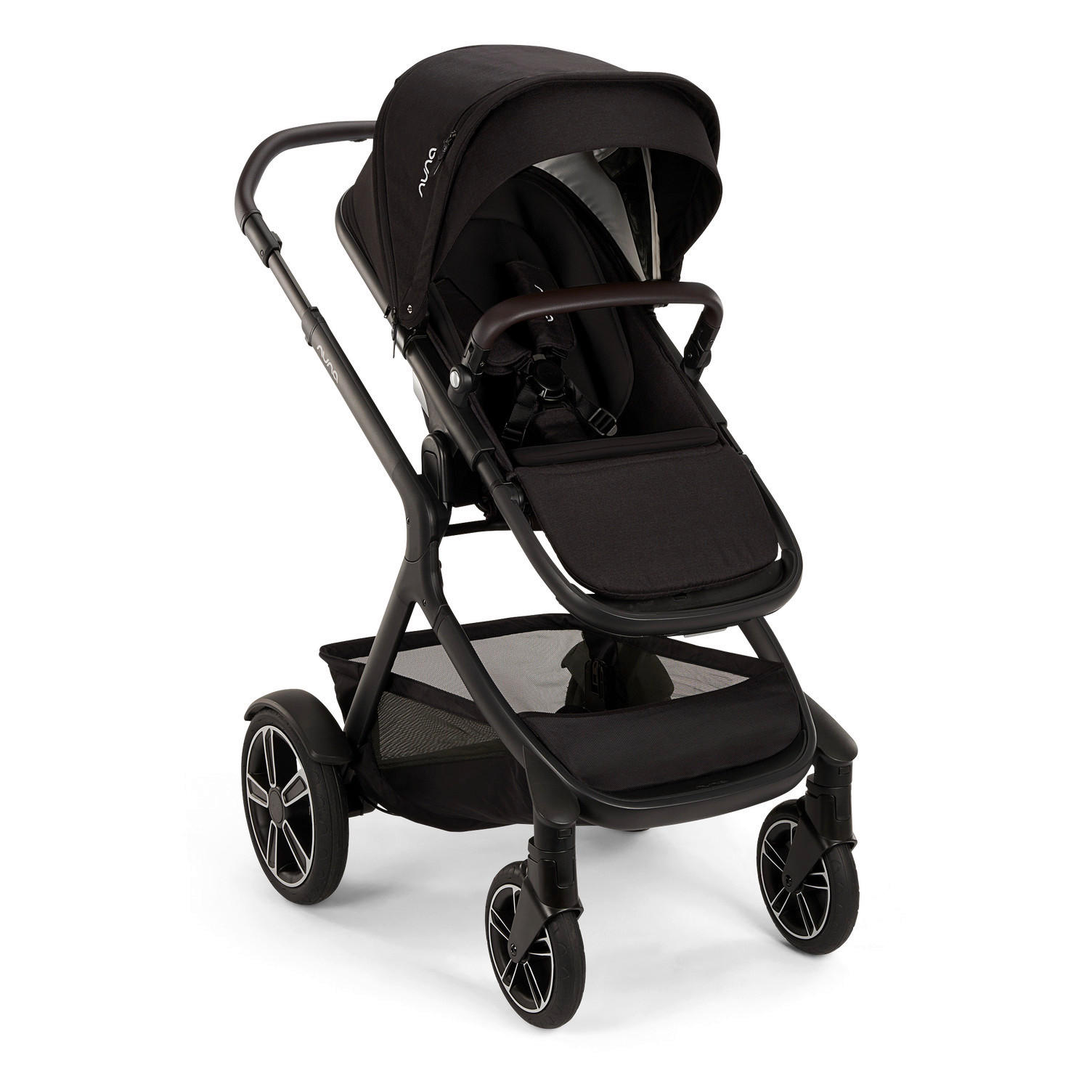 GESCHWISTERWAGEN DEMI NEXT  - Schwarz, Basics, Textil/Metall (98/62/112cm) - Nuna