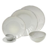 KOMBISERVICE Grau FRISO 30-teilig 6 Personen  - Grau, Basics, Keramik - Costa Nova