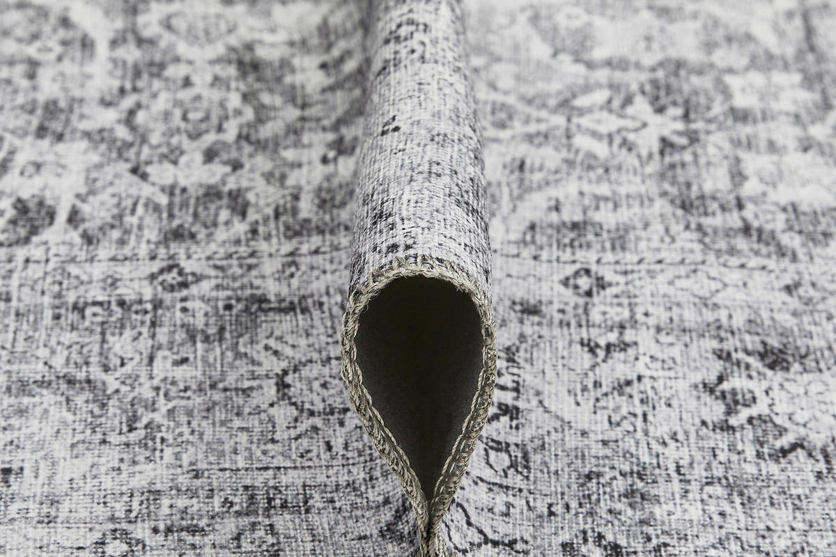 VINTAGE-TEPPICH 120/170 cm Lago Grau  - Grau, LIFESTYLE, Textil (120/170cm) - Novel