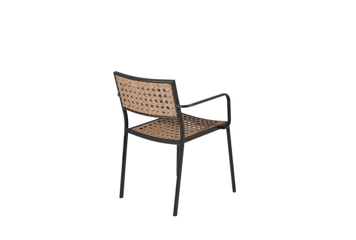 UTESTOLAR SET i metall, plast svart  - svart, Klassisk, metall/plast (56/80/59cm) - Gardenson