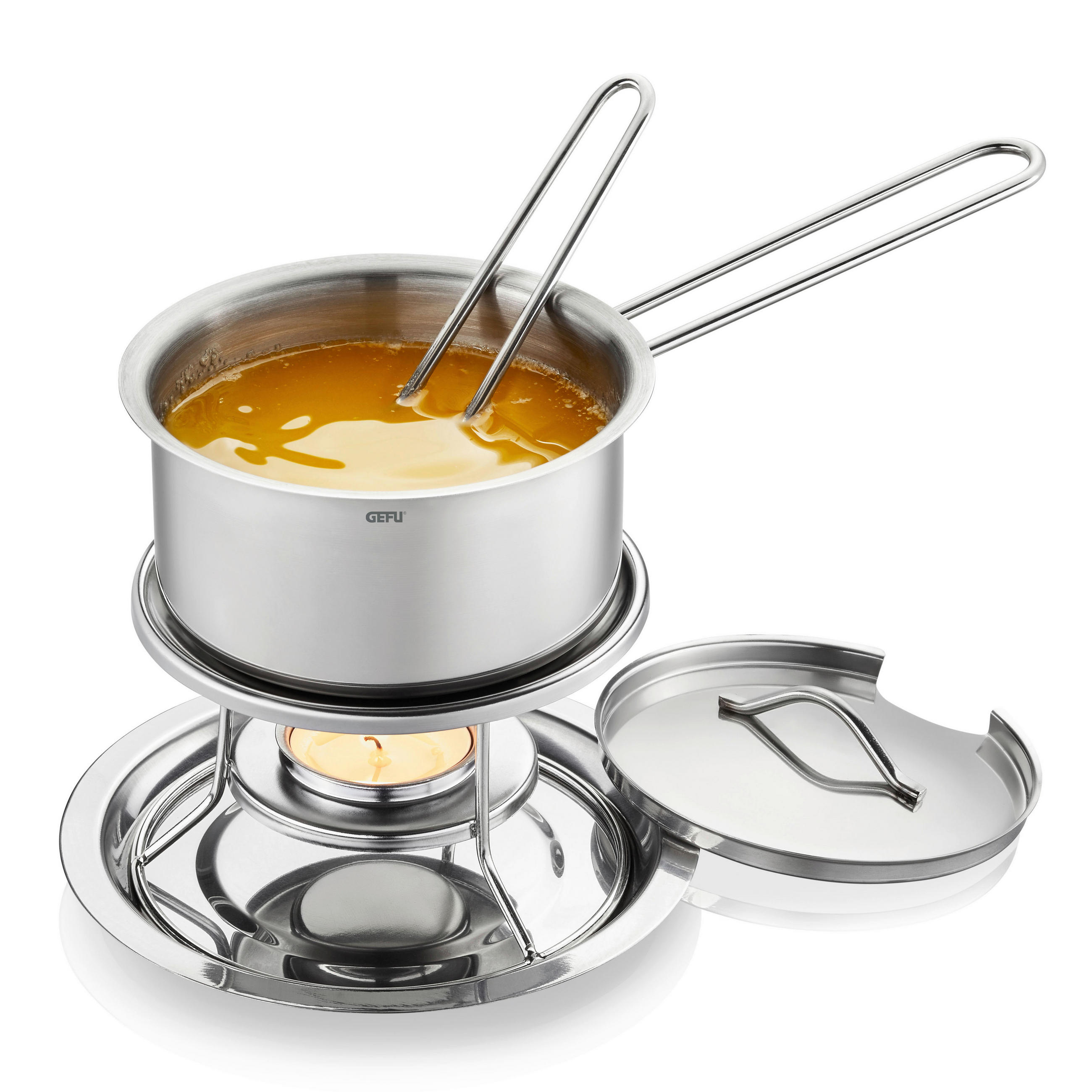 Gefu Sauciere Caloric Silber 13x16x24 cm
