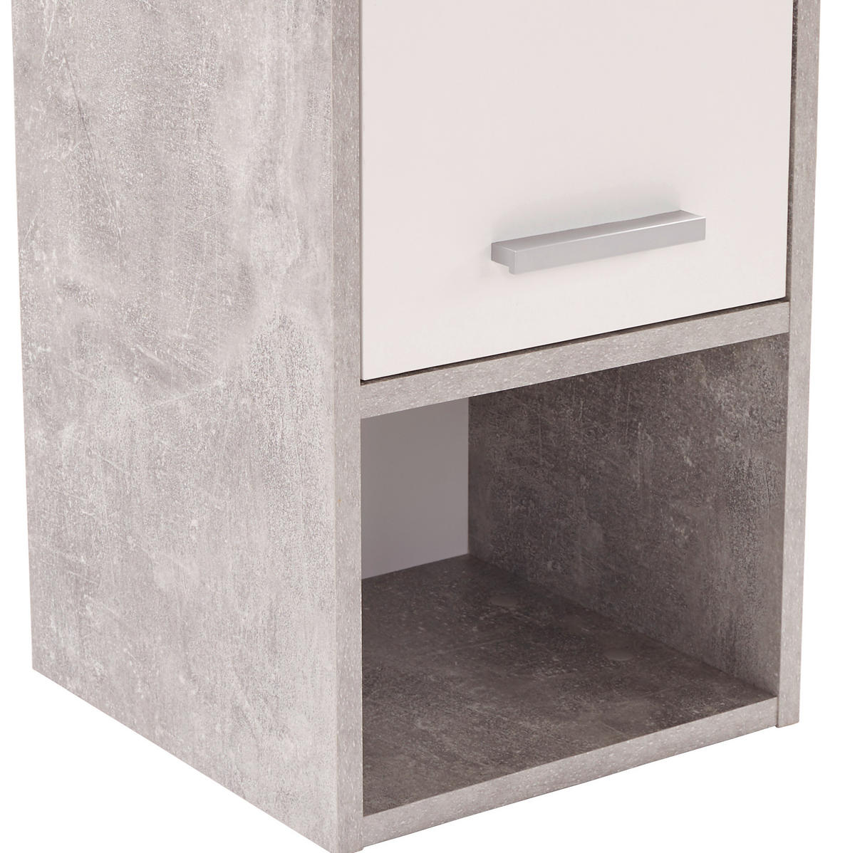 HÄNGESCHRANK 32/68/28 cm  - Chromfarben/Hellgrau, MODERN, Holzwerkstoff/Kunststoff (32/68/28cm) - MID.YOU
