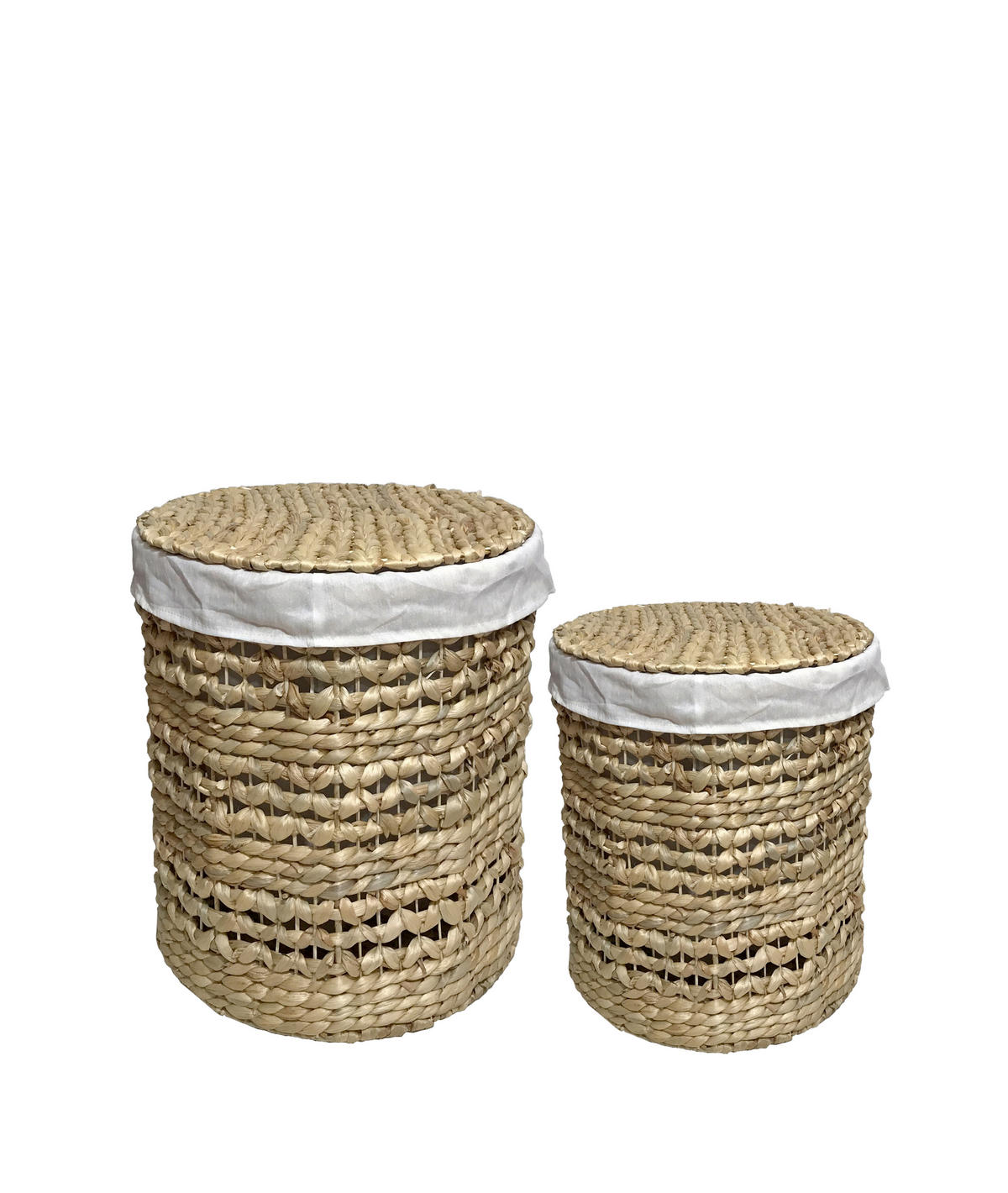 KORPA ZA VEŠ       - bela/prirodna boja, Osnovno, metal/tekstil - Landscape