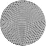 FLACHWEBETEPPICH 80 cm ART Silberfarben  - Silberfarben, Basics, Kunststoff/Textil (80cm) - Novel