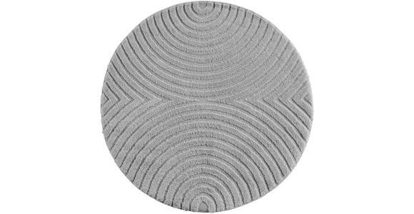 FLACHWEBETEPPICH 120 cm ART Silberfarben  - Silberfarben, Basics, Kunststoff/Textil (120cm) - Novel