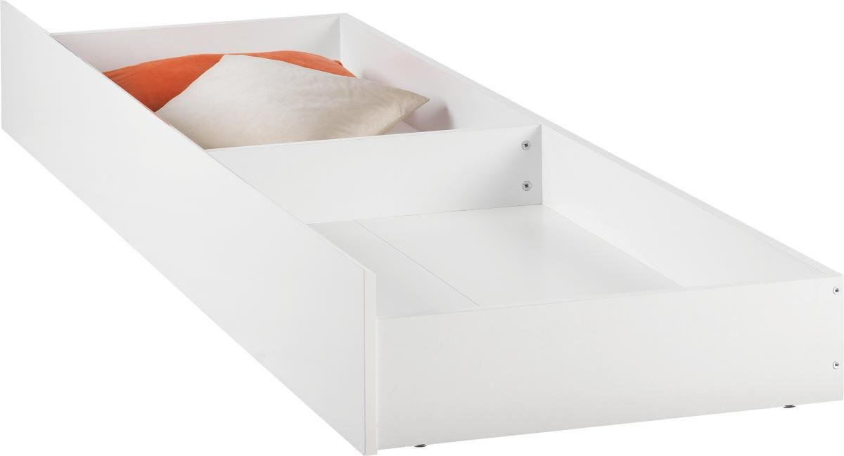 ÚLOŽNÝ PRIESTOR POD POSTEĽ, 199/23/64 cm,  - biela, Konventionell, kompozitné drevo/plast (199/23/64cm) - Carryhome