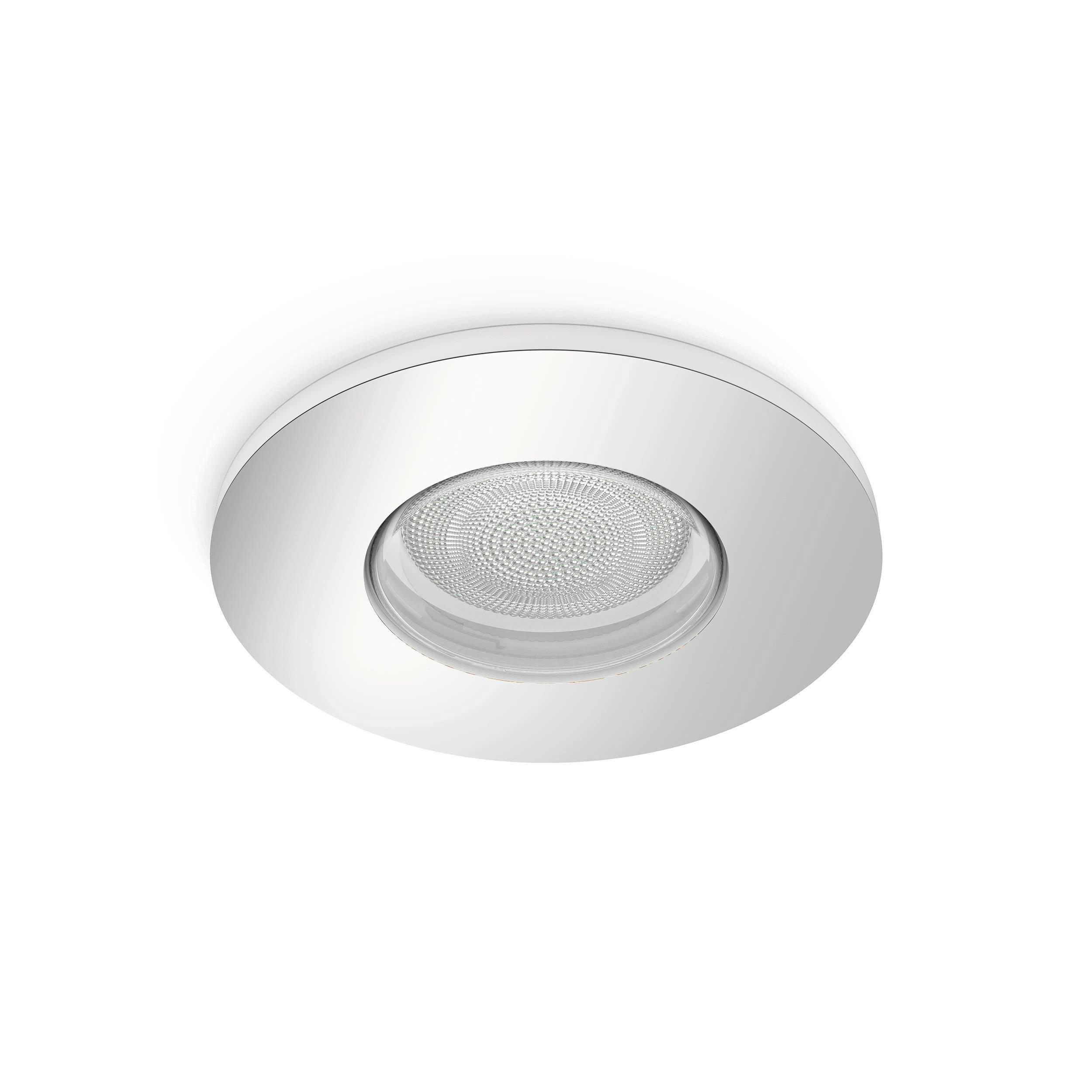 LED-STRAHLER White & Color Ambiance Xamento 9,4/9,4 cm   - Chromfarben, Basics, Metall (9,4/9,4cm) - Philips HUE