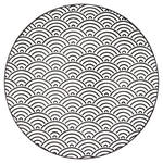 SPEISETELLER 26,5 cm  - Schwarz/Weiß, Trend, Keramik (26,5cm) - Novel