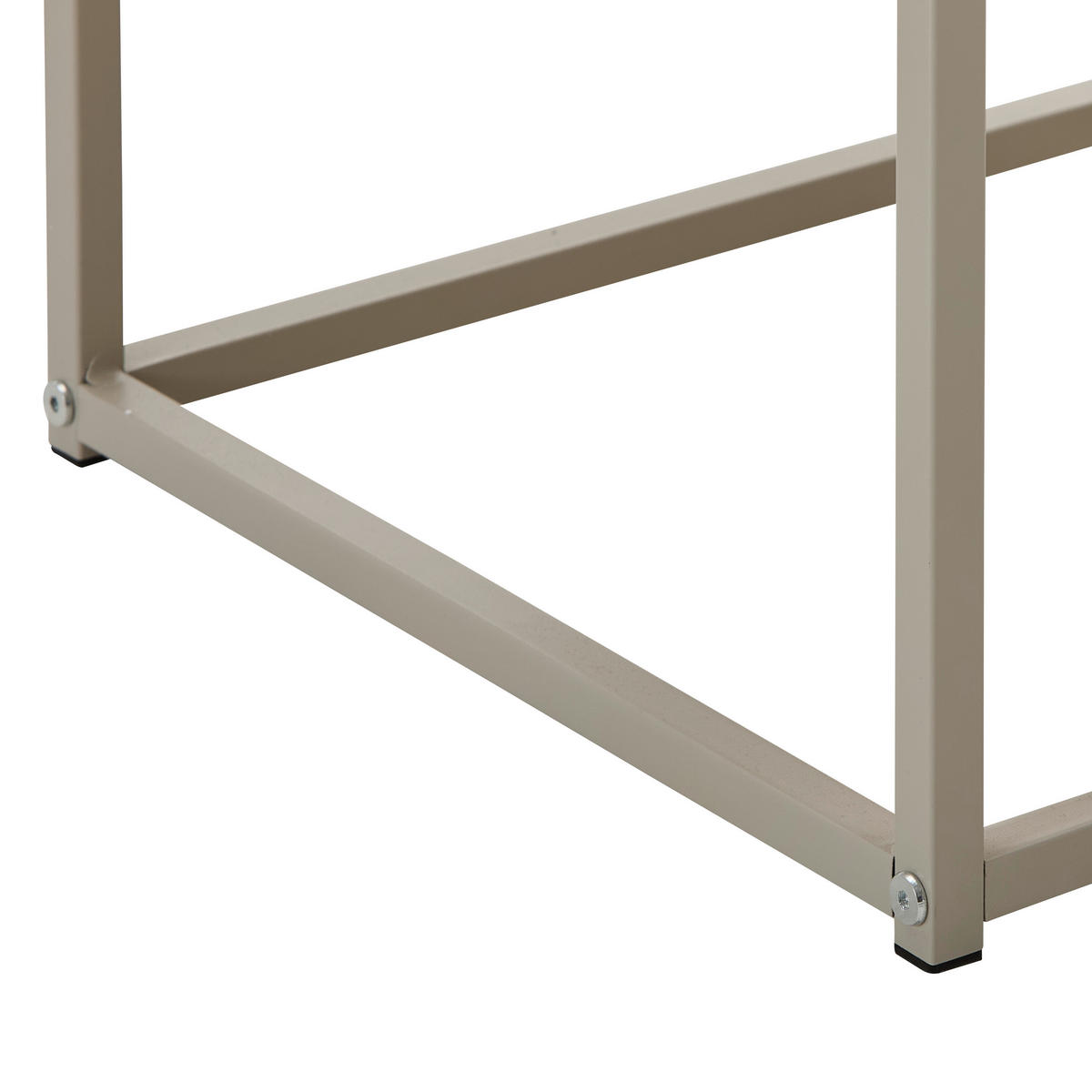 BEISTELLTISCH in Metall, Glas, Holzwerkstoff 40/40/50 cm  - Kaschmir/Eichefarben, Basics, Glas/Holzwerkstoff (40/40/50cm) - Xora
