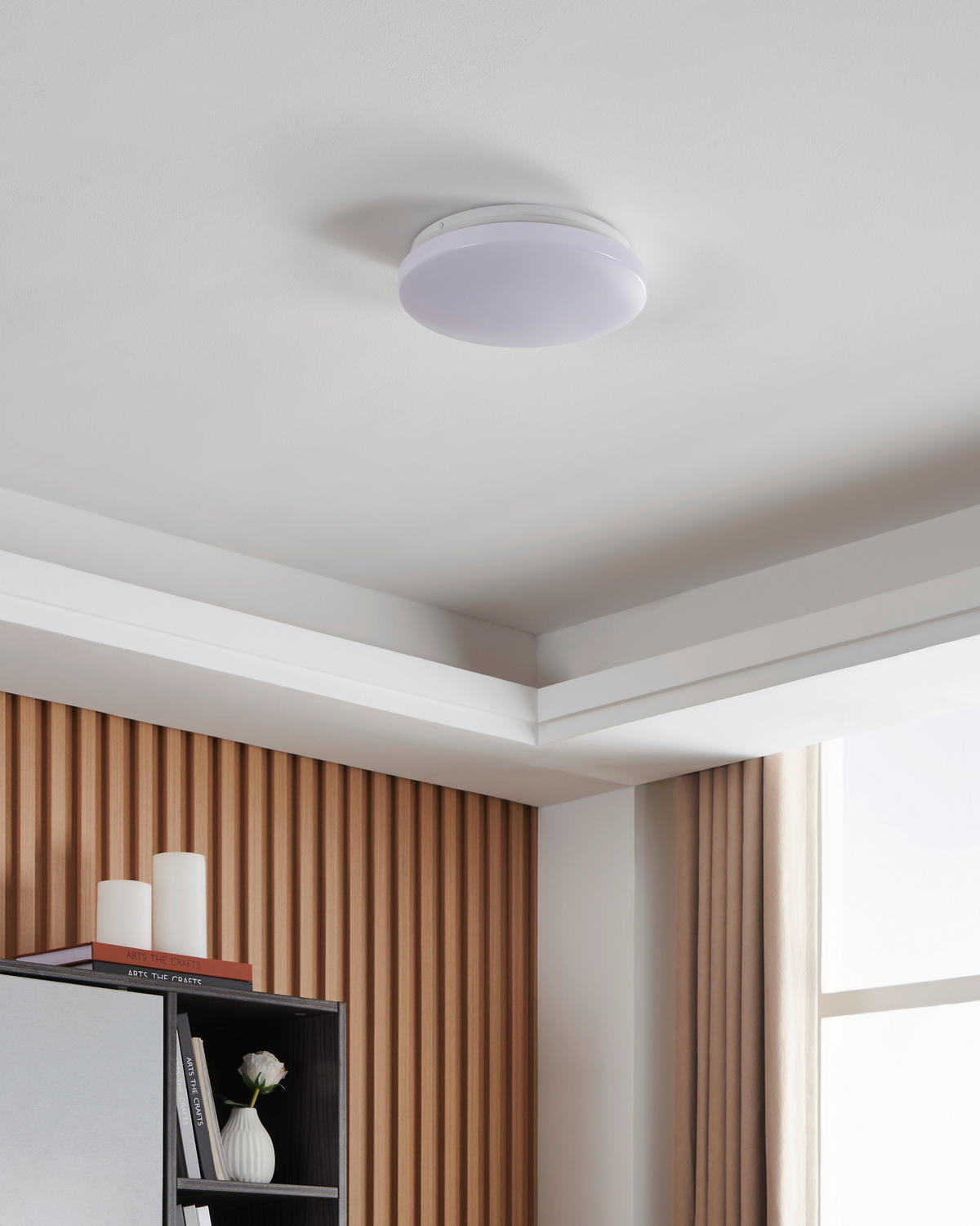 LED-DECKENLEUCHTE  26/5,5 cm    - Weiss, Basics, Kunststoff/Metall (26/5,5cm) - Eglo