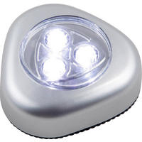 OKRASNA LED SVETILKA 31909   /20 lm/6400 K// - srebrne barve/prozorno, Basics, umetna masa (6,5/2,6/6,7cm)