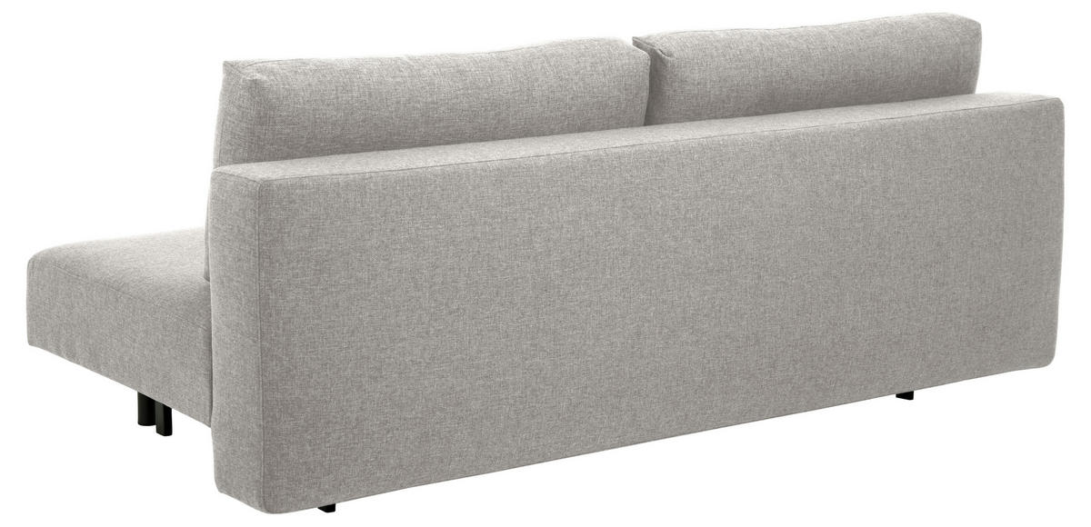 BÄDDSOFFA i grå, ekfärgad  - grå/ekfärgad, Design, metall/trä (200/83/105cm) - Best Price