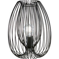TISCHLEUCHTE Camp 20/24 cm   - Schwarz, LIFESTYLE, Metall (20/24cm) - Fabas Luce