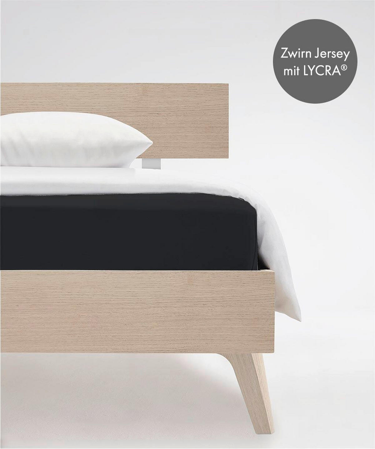 FIXLEINTUCH - Schwarz, Basics, Textil (140-160/200-210cm) - Fleuresse