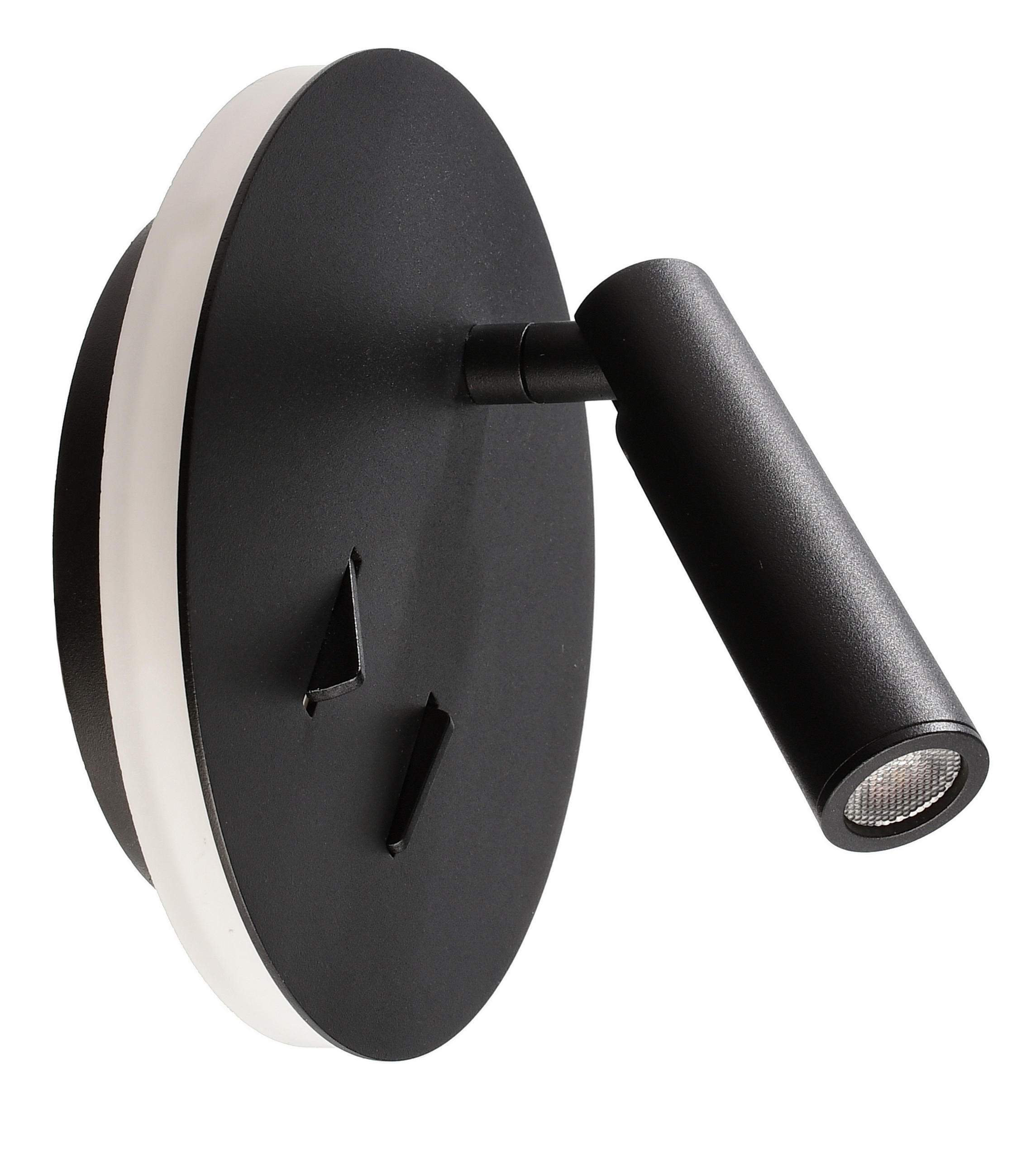 LED-WANDLEUCHTE Brahe 15/11 cm  - Schwarz, KONVENTIONELL, Metall (15/11cm)