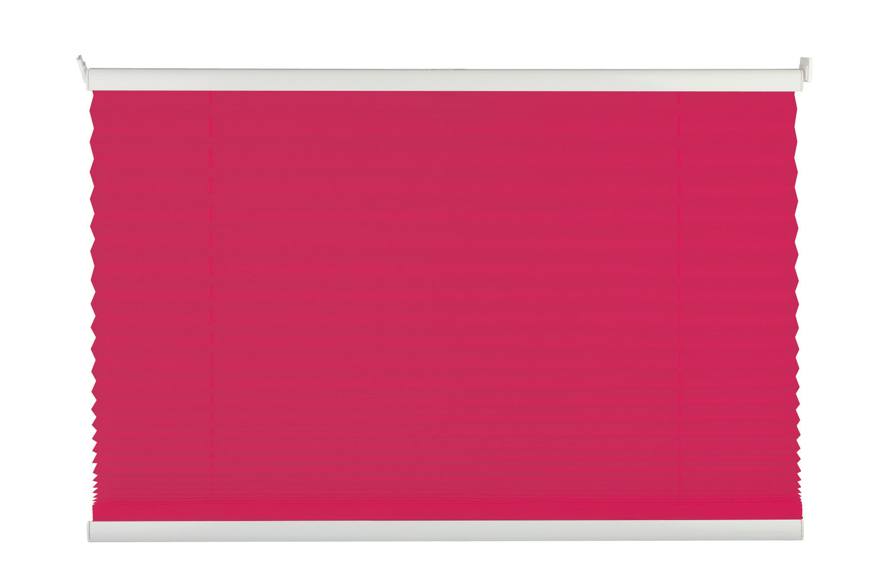 PLISSEE  halbtransparent   75/130 cm   - Pink, Basics, Textil (75/130cm) - Homeware
