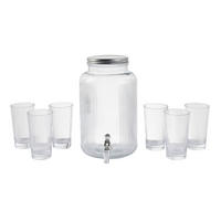 GETRÄNKESPENDER   - Klar, LIFESTYLE, Glas/Kunststoff - Novel