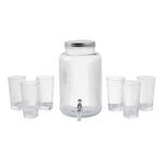 GETRÄNKESPENDER   - Klar, LIFESTYLE, Glas/Kunststoff - Novel