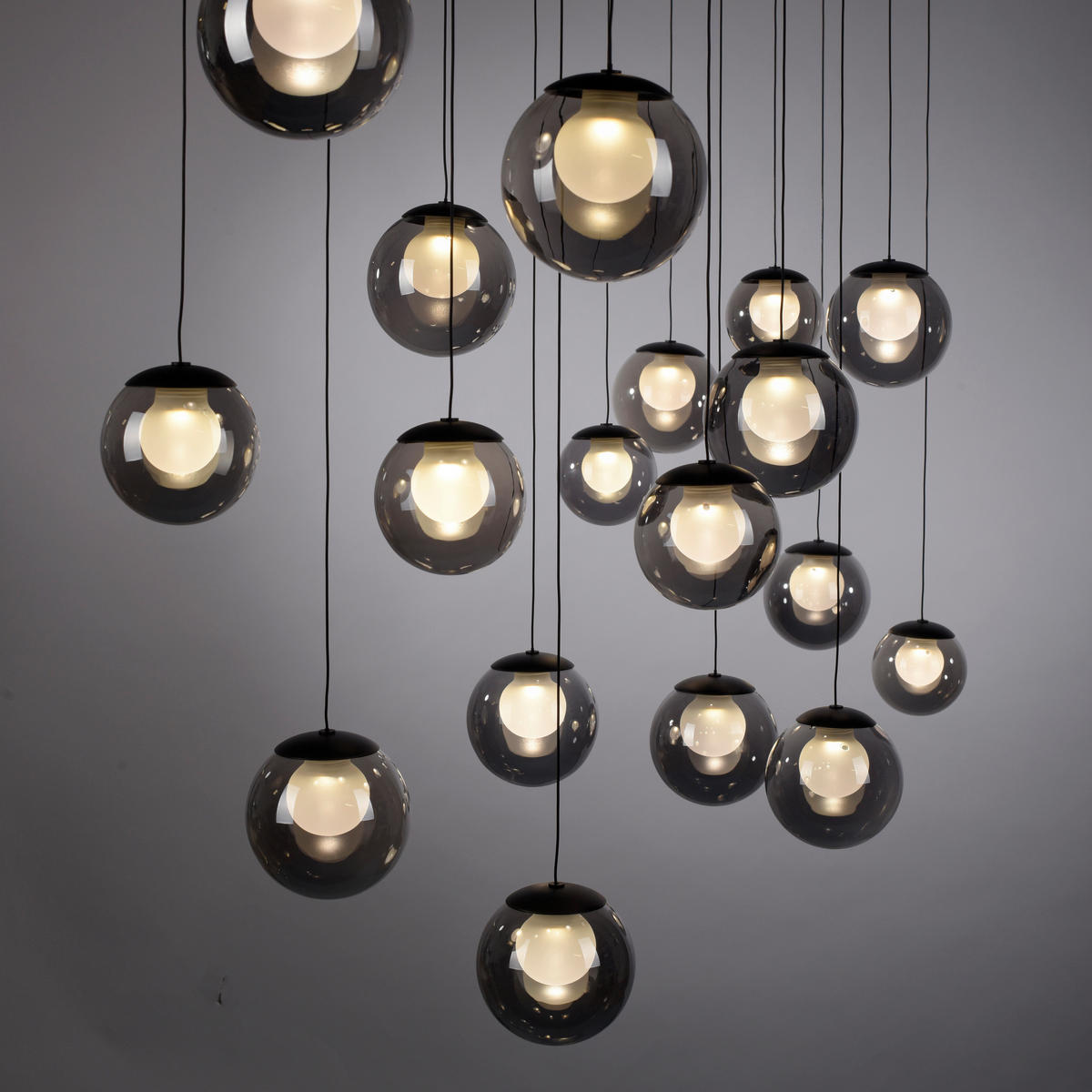 LED-PENDELLEUCHTE 150/40/180 cm   - Anthrazit, Design (150/40/180cm) - Neuhaus PURE