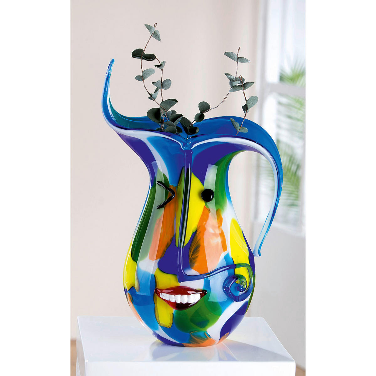 DEKOVASE  - Multicolor, LIFESTYLE, Glas (24/40/20cm)