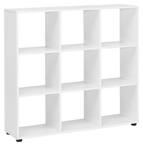 REGAL Weiß  - Schwarz/Weiß, KONVENTIONELL, Holzwerkstoff/Kunststoff (108/104/29cm) - MID.YOU