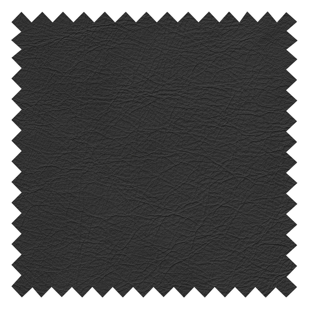 ECKSOFA in Echtleder Schwarz  - Schwarz, Design, Leder/Metall (250/273cm) - Livetastic