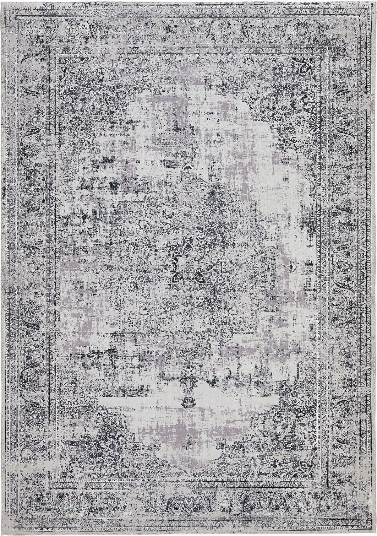 VINTAGE-TEPPICH 130/200 cm Grau  - Grau, Trend, Textil (130/200cm) - Novel
