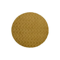 HOCHFLORTEPPICH 120/120 cm Honig rund  - Honig, Basics, Textil (120/120cm) - Kayoom