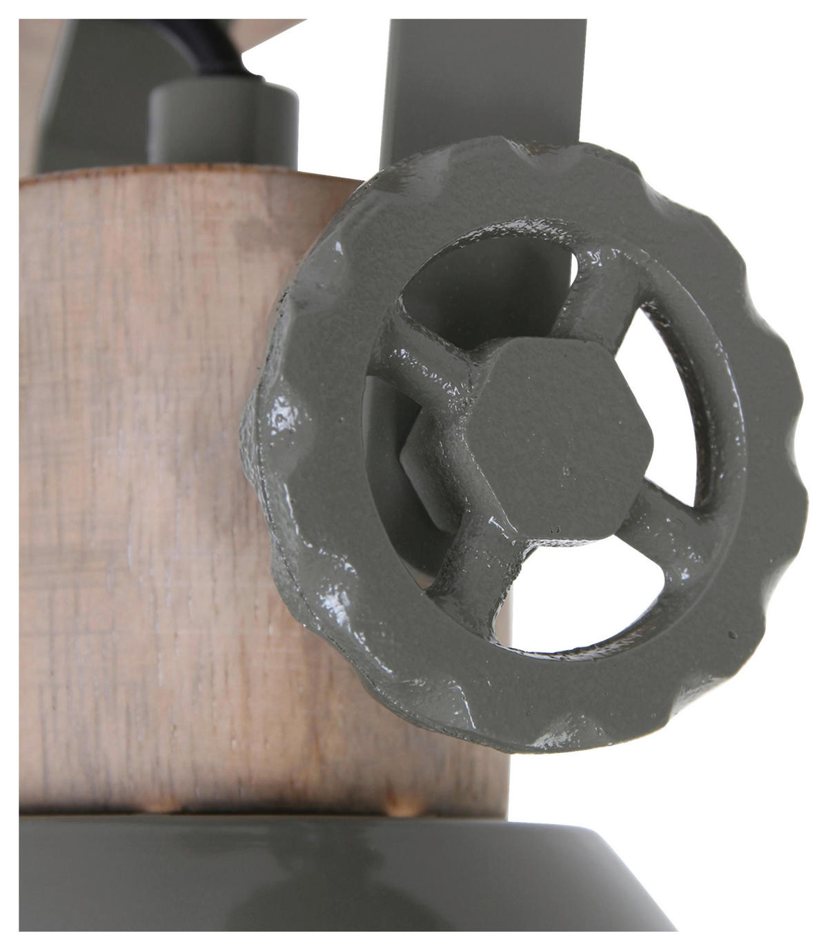 DECKENSPOTS - Anthrazit, Trend, Holz/Metall (32/19/17cm)