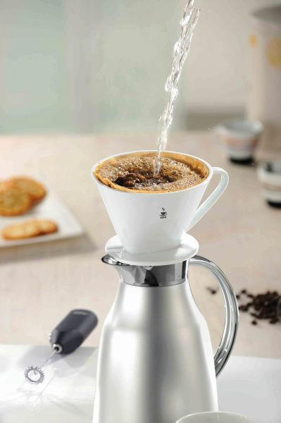 KAFFEEFILTERHALTER  - Weiß, Basics, Keramik (14,0/14,0cm) - Gefu