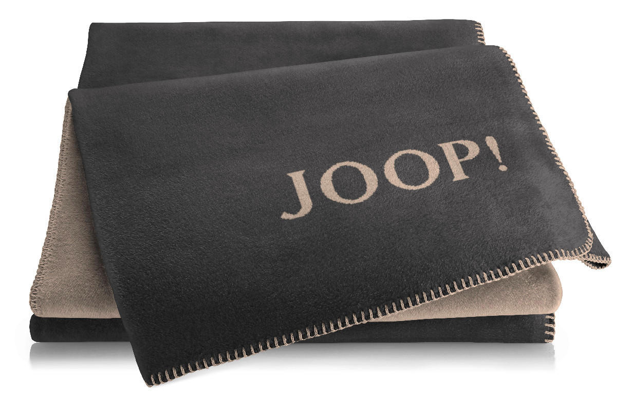 DEKA, bavlna, 150/200 cm - antracitová, Basics, textil (150/200cm) - Joop!