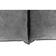 ECKSOFA in Webstoff Anthrazit  - Anthrazit/Schwarz, Design, Textil/Metall (338/165cm) - Hom`in